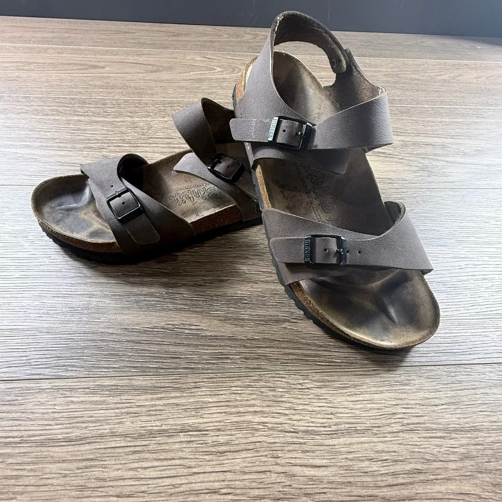 Birki's by Birkenstock Women's Double Strap Ankle Panama Sandal Size Women's 7